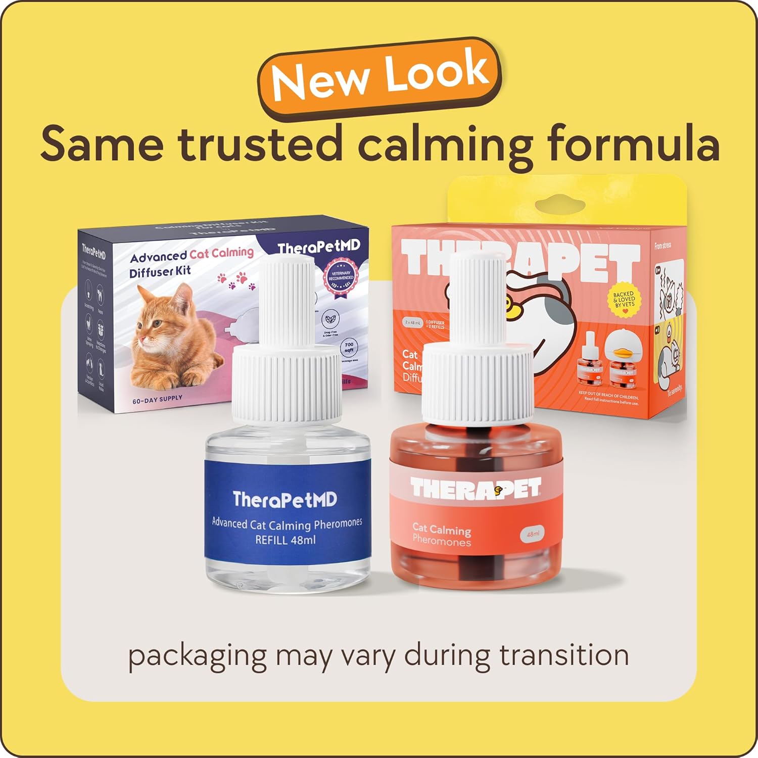 Transform Your Cat's Life with Our 60-Day Calming Diffuser - Effective Stress Relief for Spraying, Fighting, and Excessive Meowing - Includes 60-Day Refill!