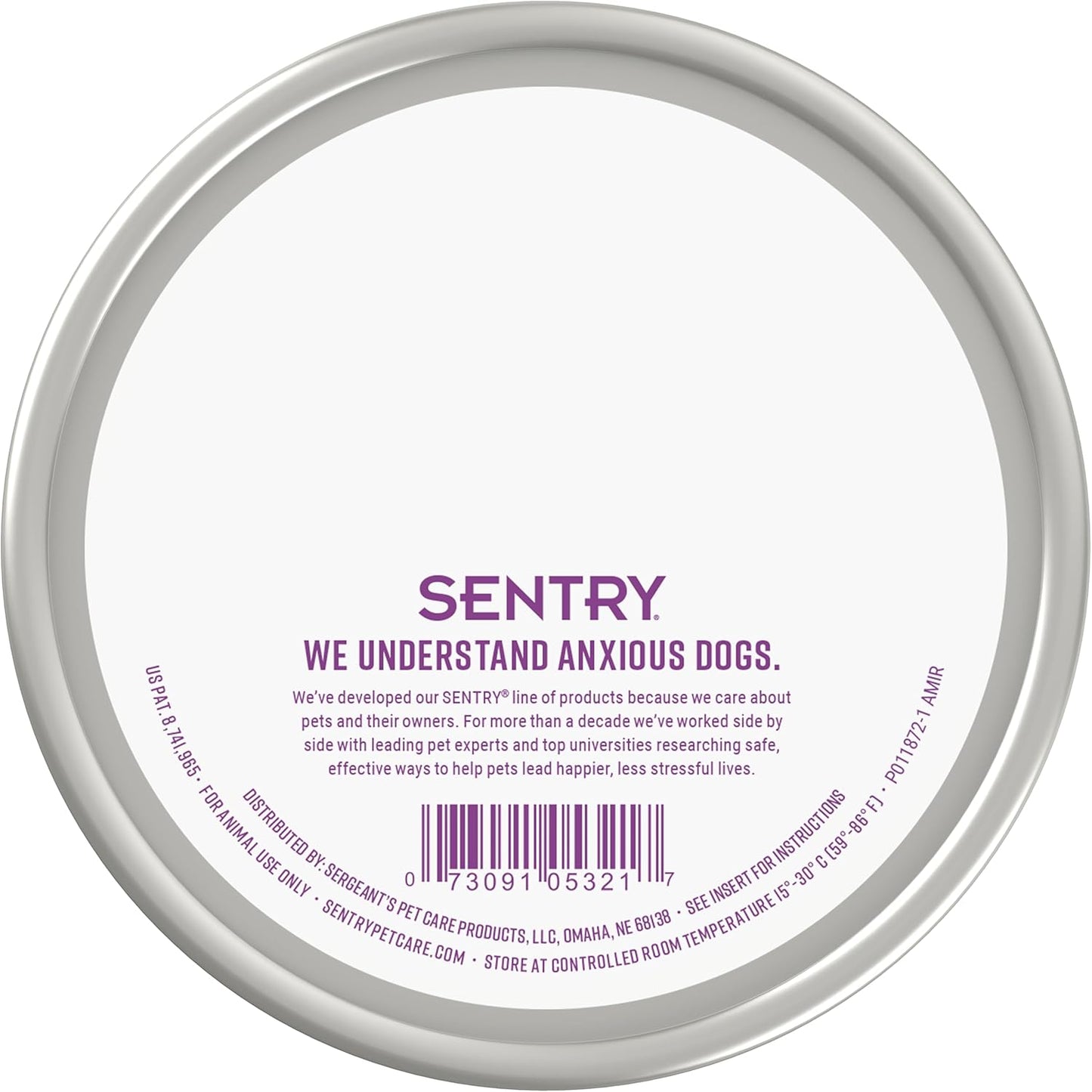 Soothing Sentry Calming Collar for Dogs - Anxiety-Reducing Pheromone Technology for 30 Days of Peaceful Moments