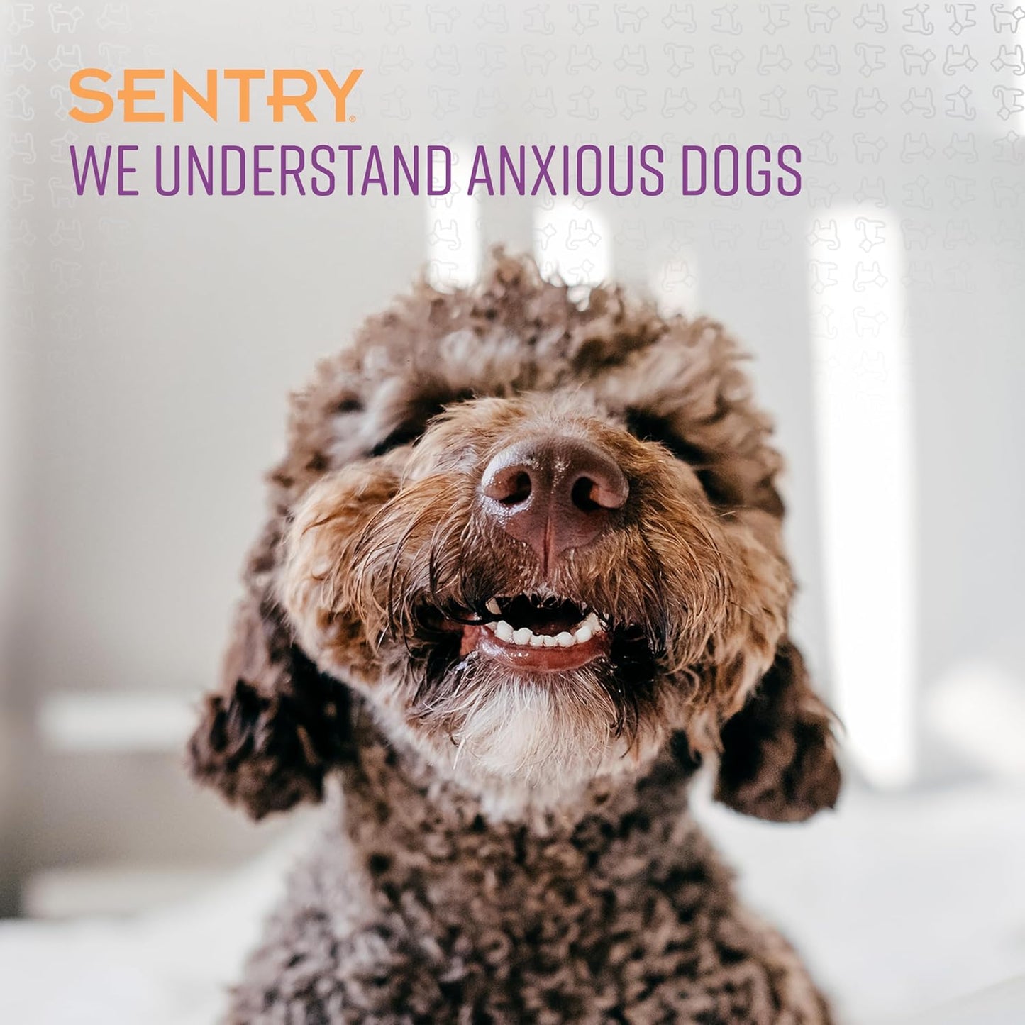 Soothing Sentry Calming Collar for Dogs - Anxiety-Reducing Pheromone Technology for 30 Days of Peaceful Moments