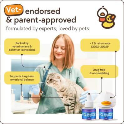 Transform Your Cat's Life with Our 30-Day Calming Diffuser - Effective Stress Relief for Spraying, Fighting, and Excessive Meowing