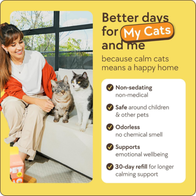 Transform Your Cat's Life with Our 30-Day Calming Diffuser - Effective Stress Relief for Spraying, Fighting, and Excessive Meowing